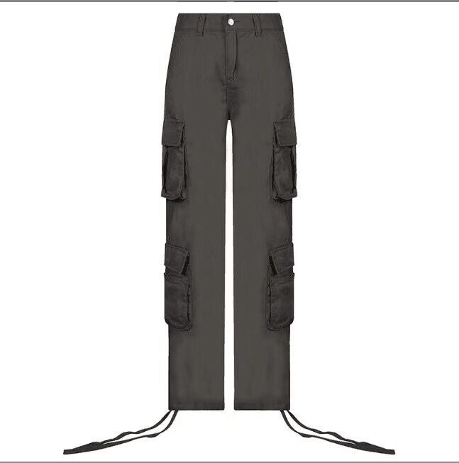 Vintage sirge säärega volditud püksid