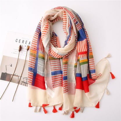 Vintage siidist tepitud sall