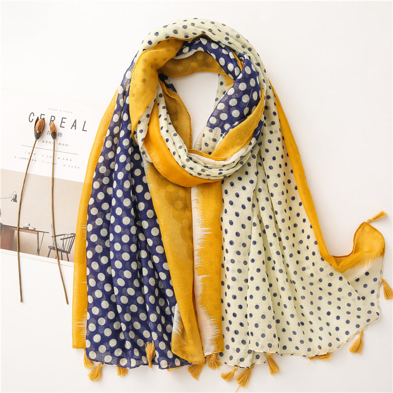 Vintage siidist tepitud sall